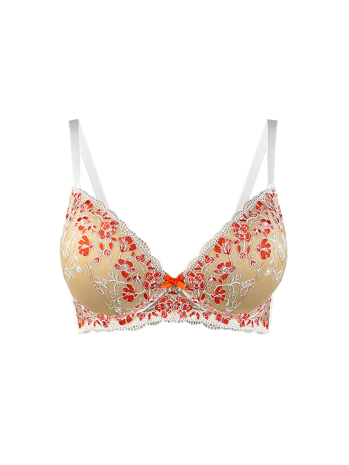 orange carnelian foam bra