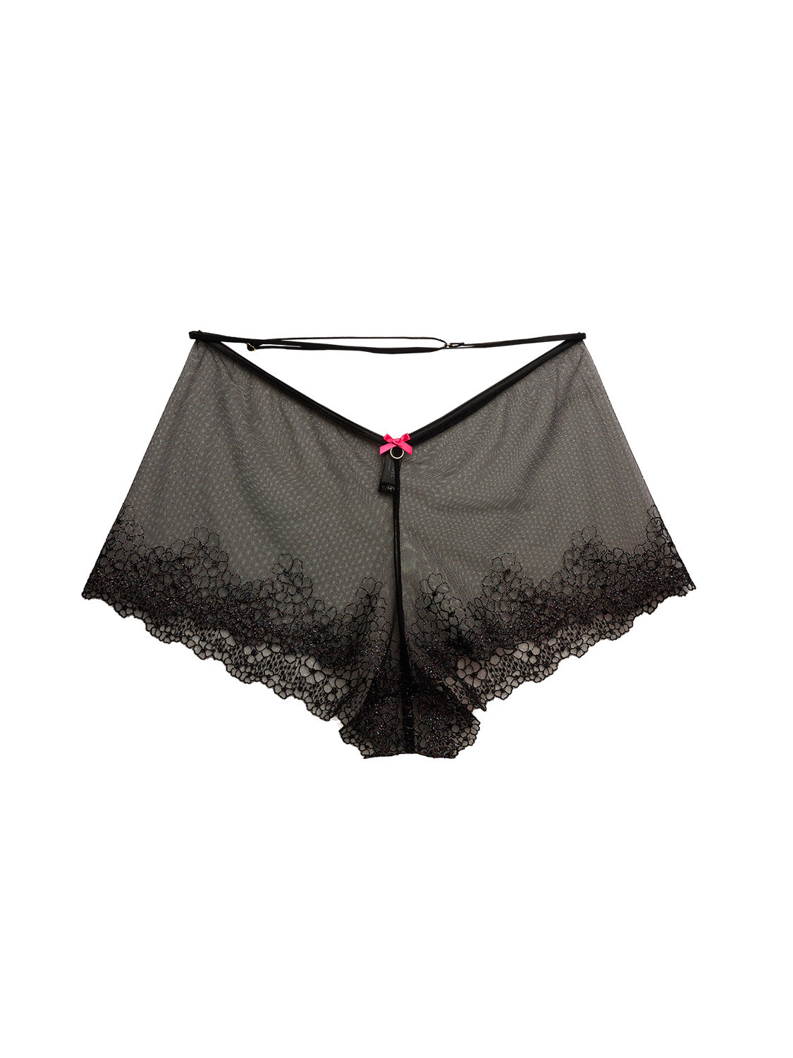 black rainbow opal french knickers