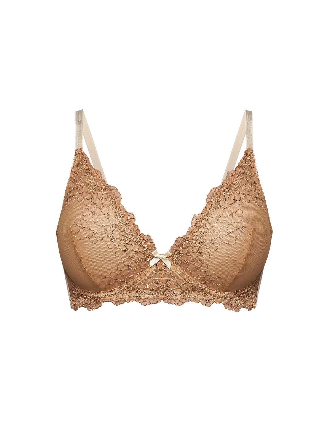 champagne opal wire bra