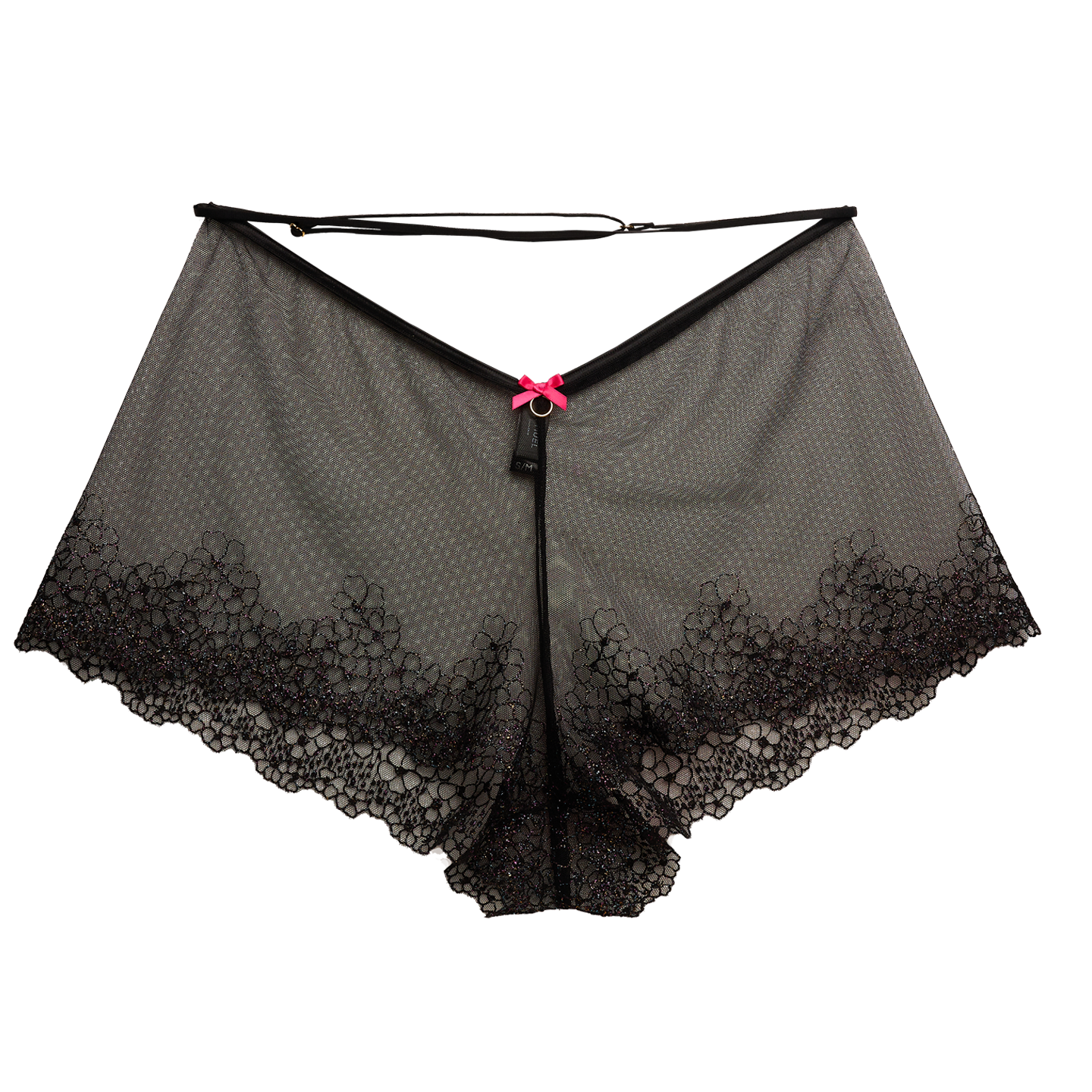 black rainbow opal french knickers