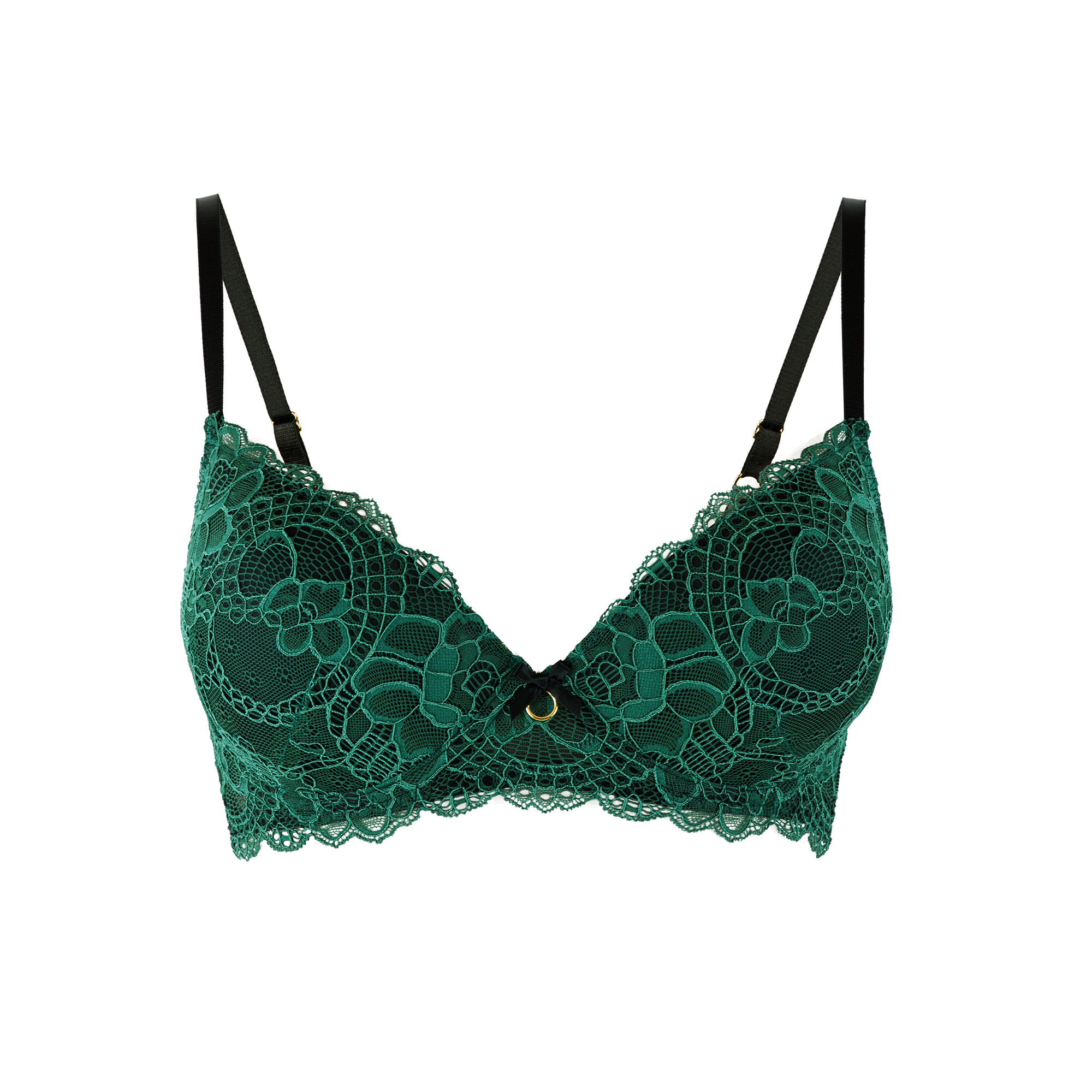 green crystal - Foam Bra