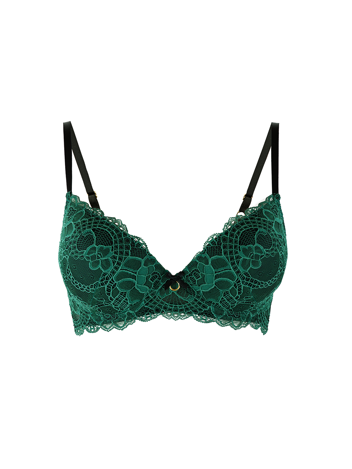 green crystal - Foam Bra