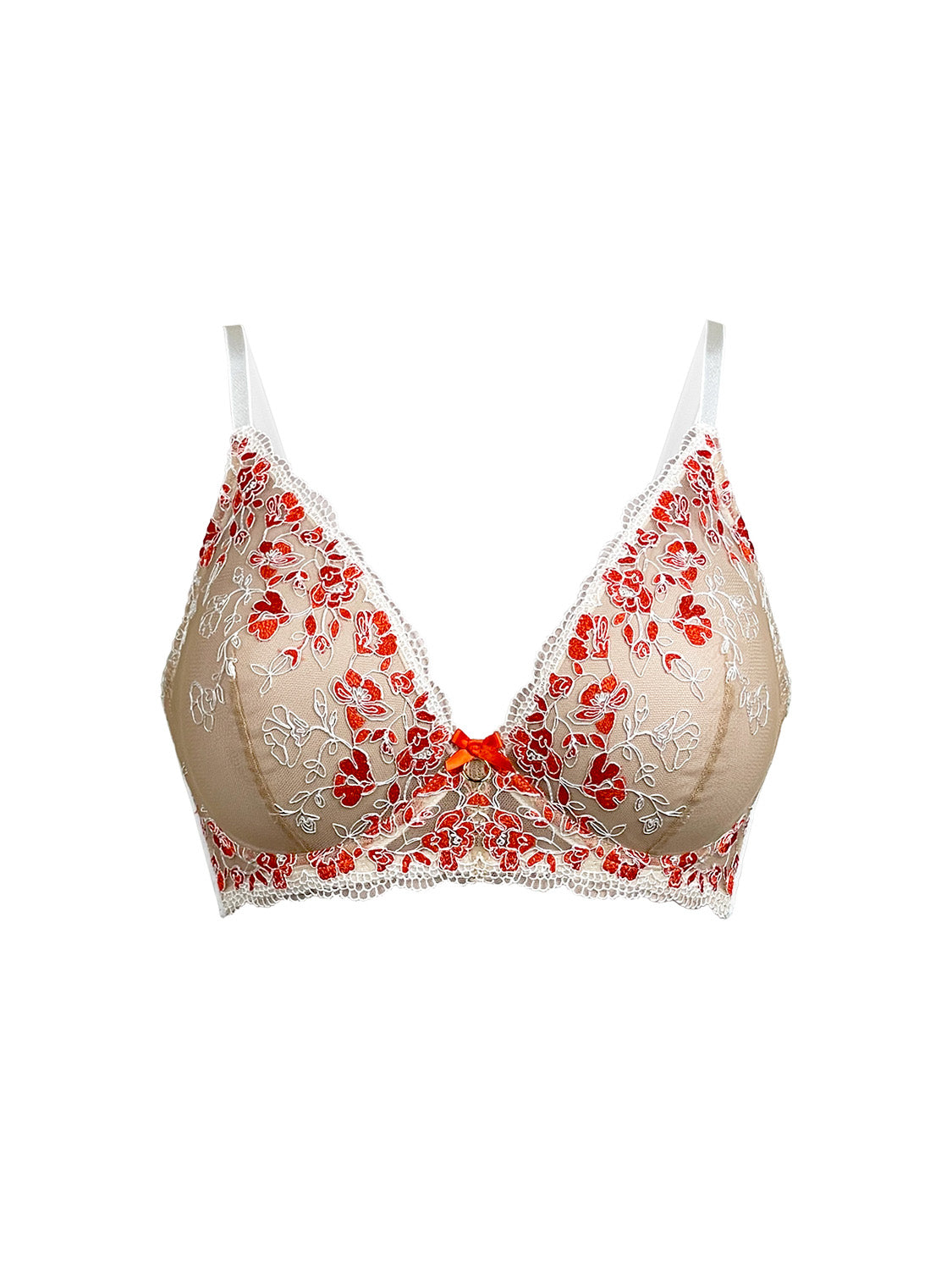 orange carnelian wire bra